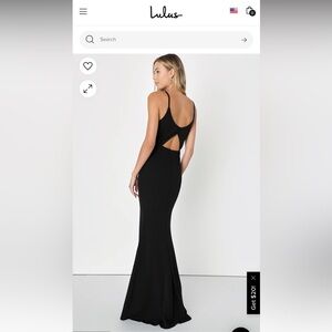 Black Bridesmaids Dress